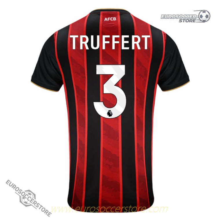 Bournemouth 25-26 Home TRUFFERT 3 Football Jersey