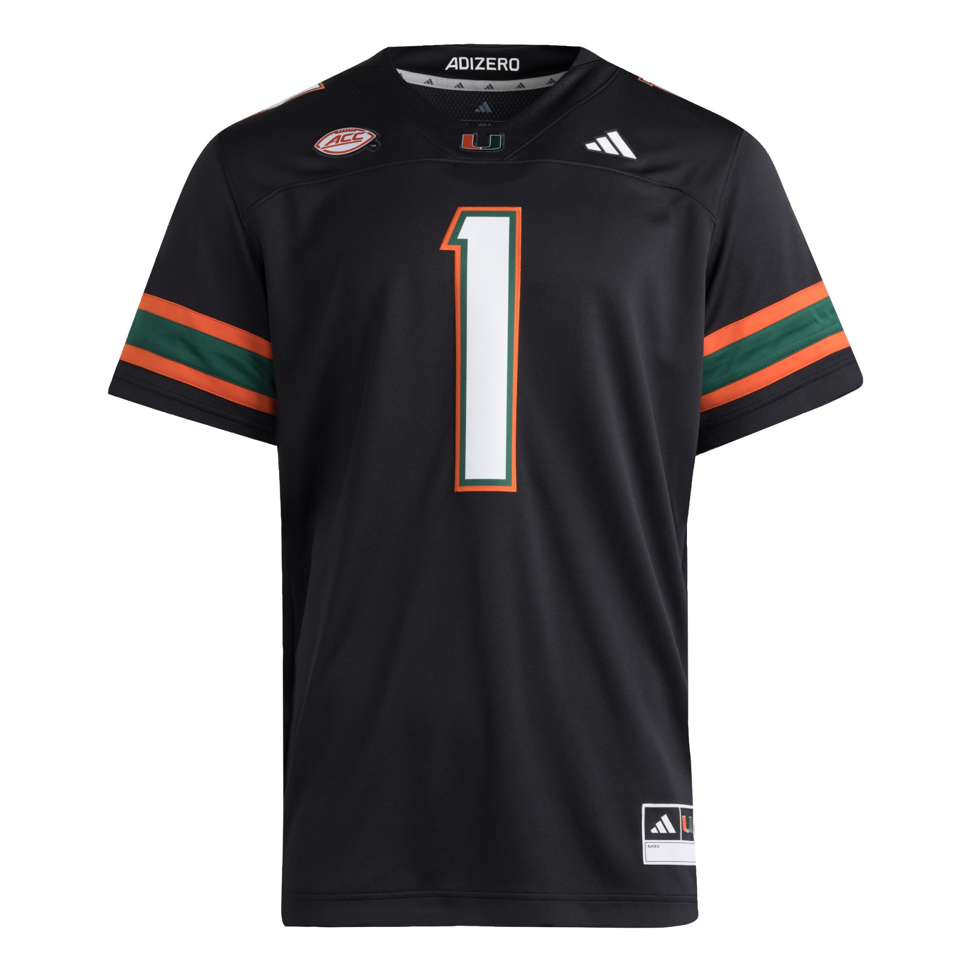 [NJP] Miami Hurricanes Premier Jersey - Black