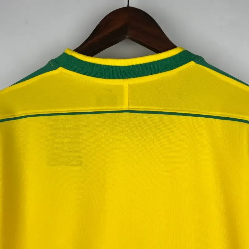 Cheap 1998 Brazil Long Sleeve Jersey retro kit