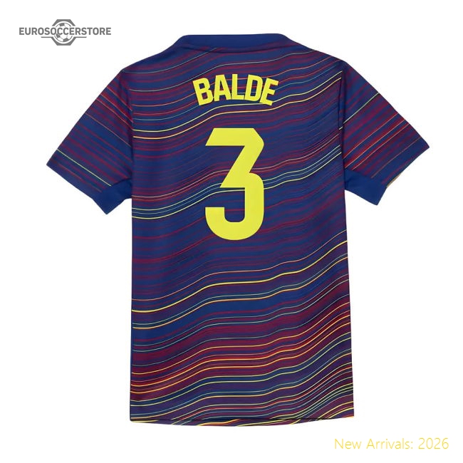 Superior 2025-2026 Cules Academy Pro Pre Match Shirt (blue)