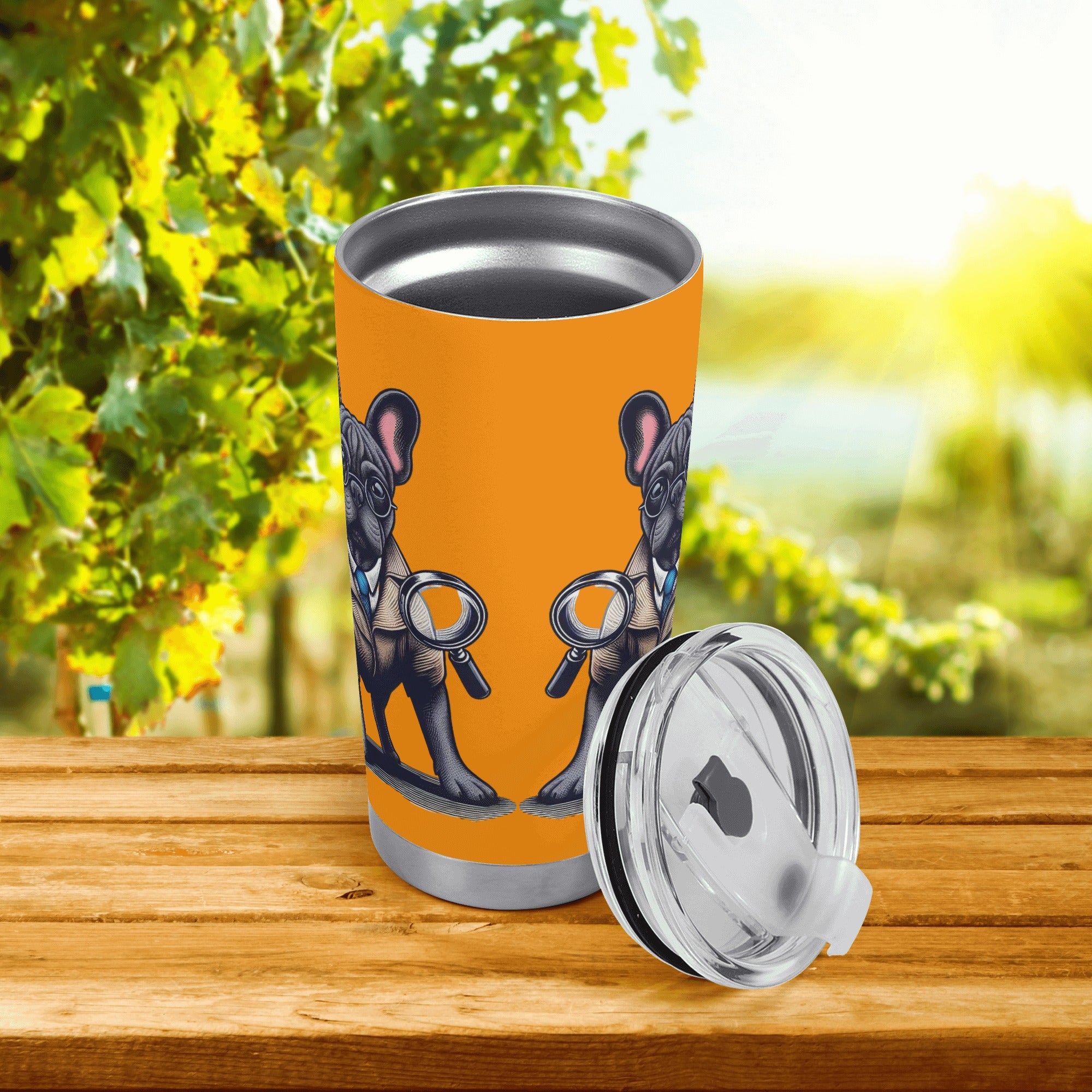 Breed-specific Safe Frenchie Molly - Warm Tumbler Pet Gear