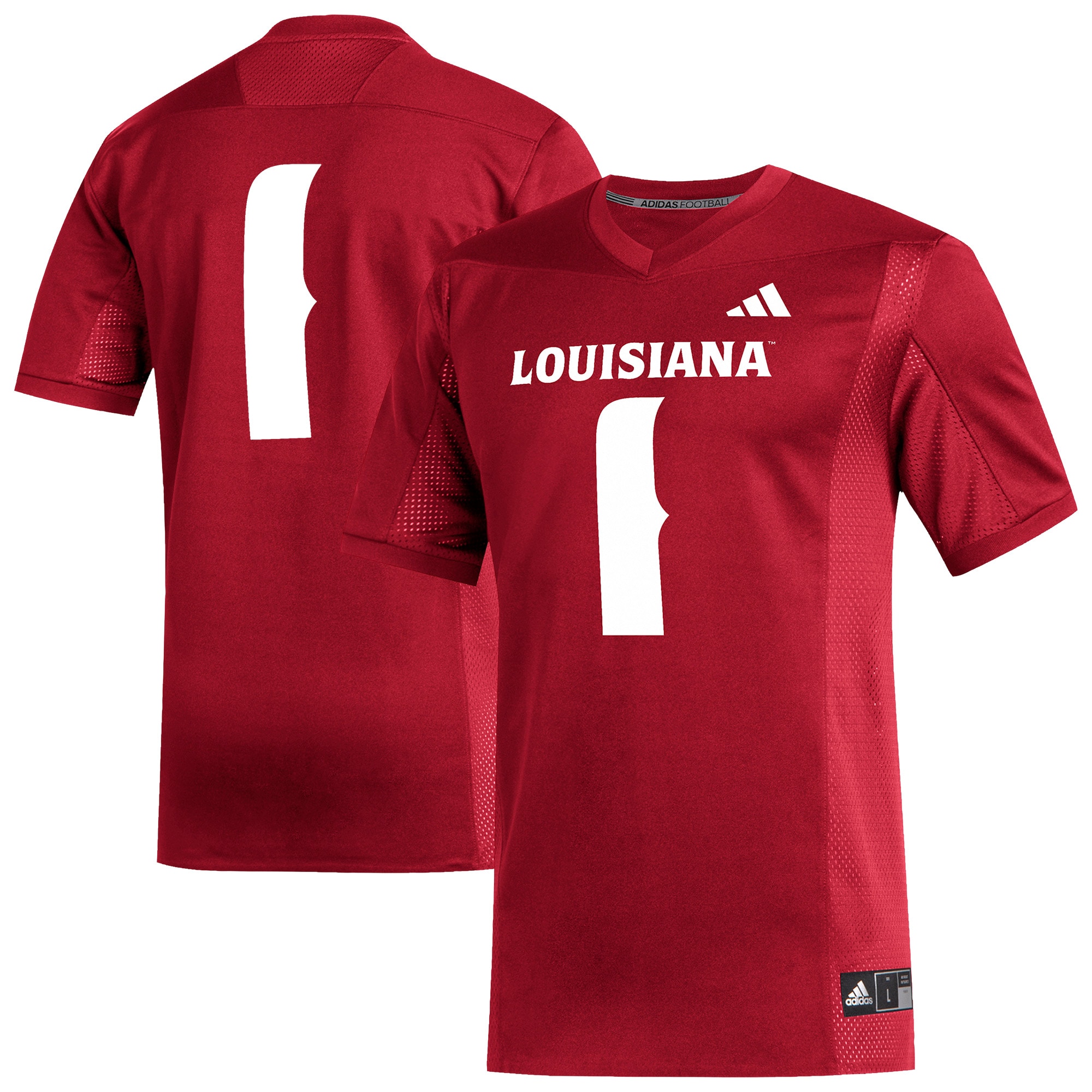 [NJP] Women's Louisiana Ragin' Cajuns Replica Football Jersey - Cardinal