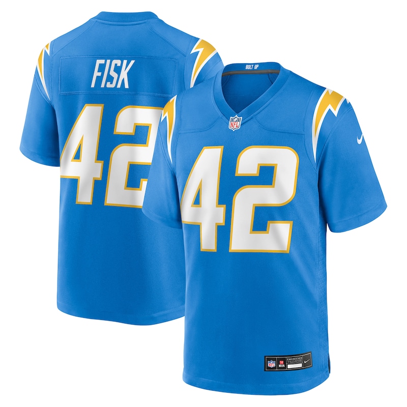 None Tucker Fisk Los Angeles Chargers Historic Franchise Limited Ed...