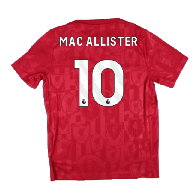 2024-2025 Liverpool Shirt (Red) - Kids (Mac Allister 10) (Red)