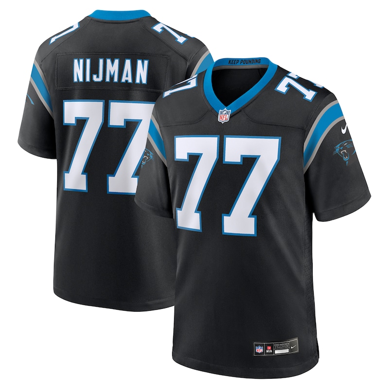 None Yosh Nijman CAR Panthers Great Value Replica Jersey Game Day Wear