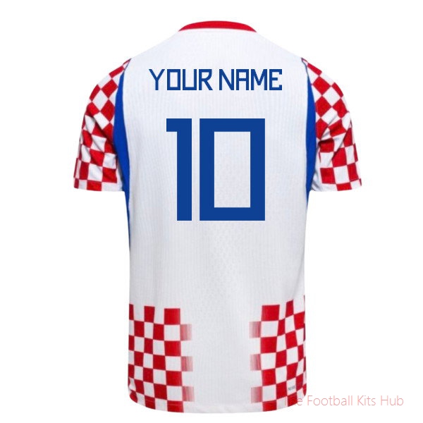 2026-2027 Croatia Aero-Fit Authentic Match Home Shirt (Your Name)