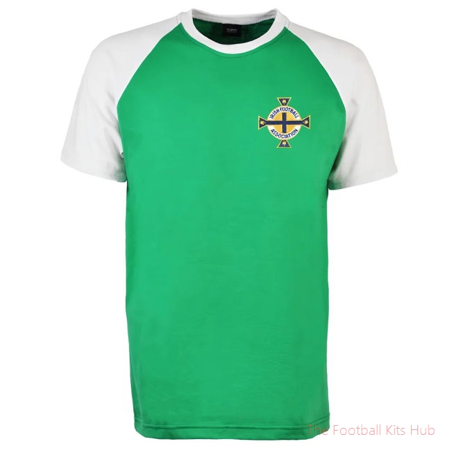 Northern Ireland Raglan Sleeve Green/White T-Shirt
