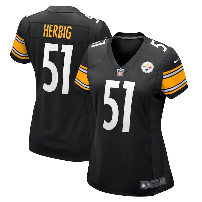 None Nick Herbig PIT Steelers Stylish Premium-Quality Jersey