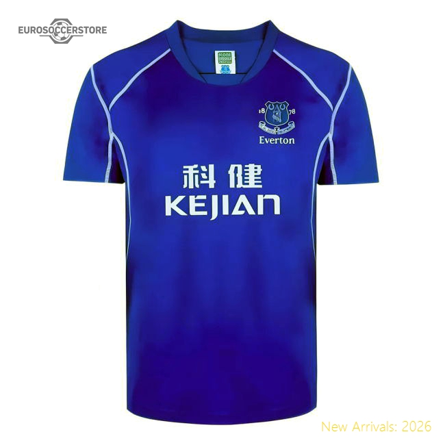 Official Everton 2002 Retro Home Shirt - Premium Quality Football