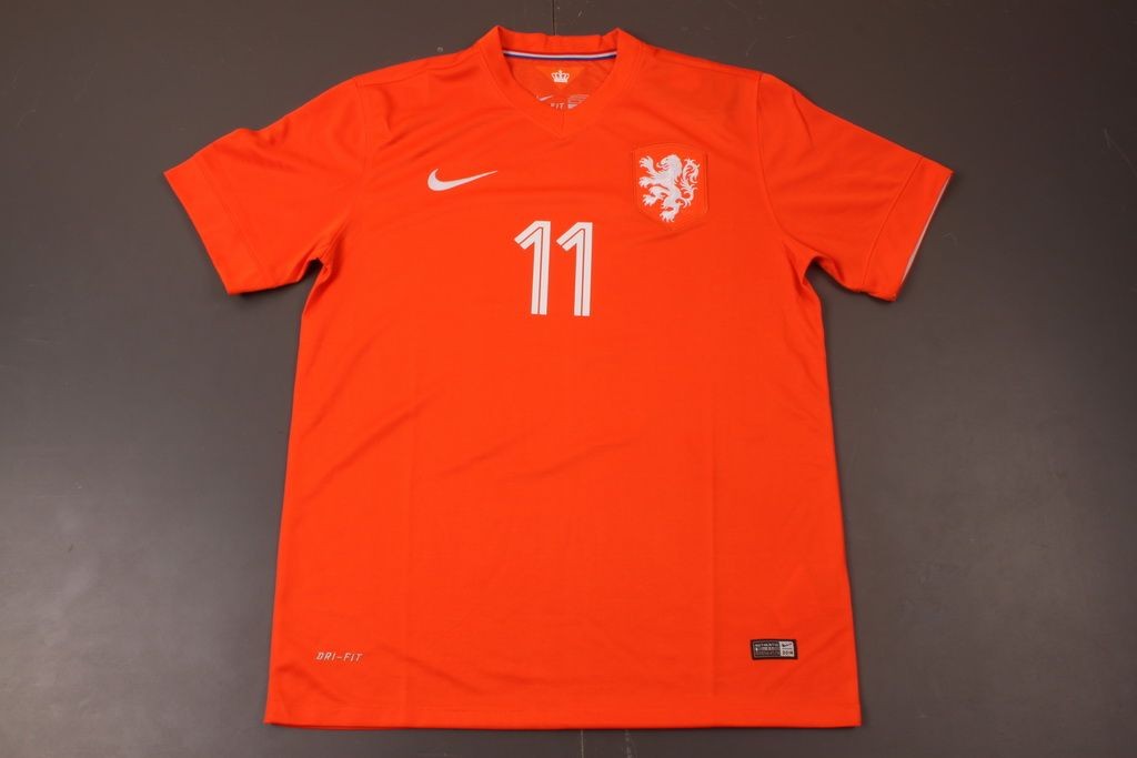 Lightweight Netherlands 201415 Home Soccer Shirt 11 ROBBEN