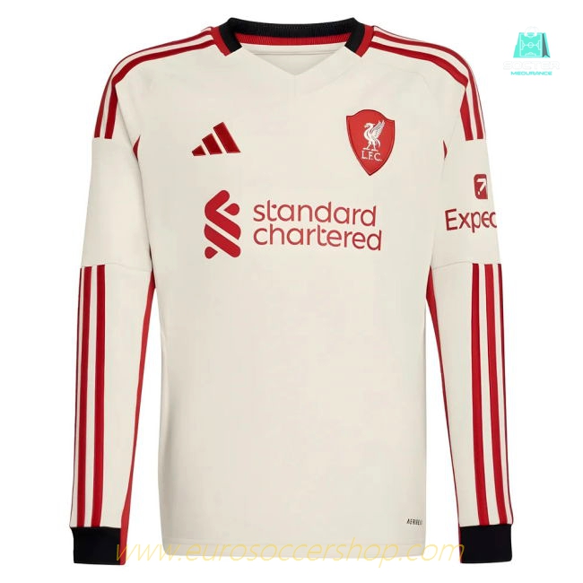 2025-2026 Liverpool Away Long Sleeve Shirt (Kids)