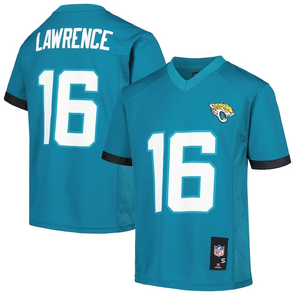 None Trevor Lawrence Replica Jersey - Teal | NFL Player Jersey