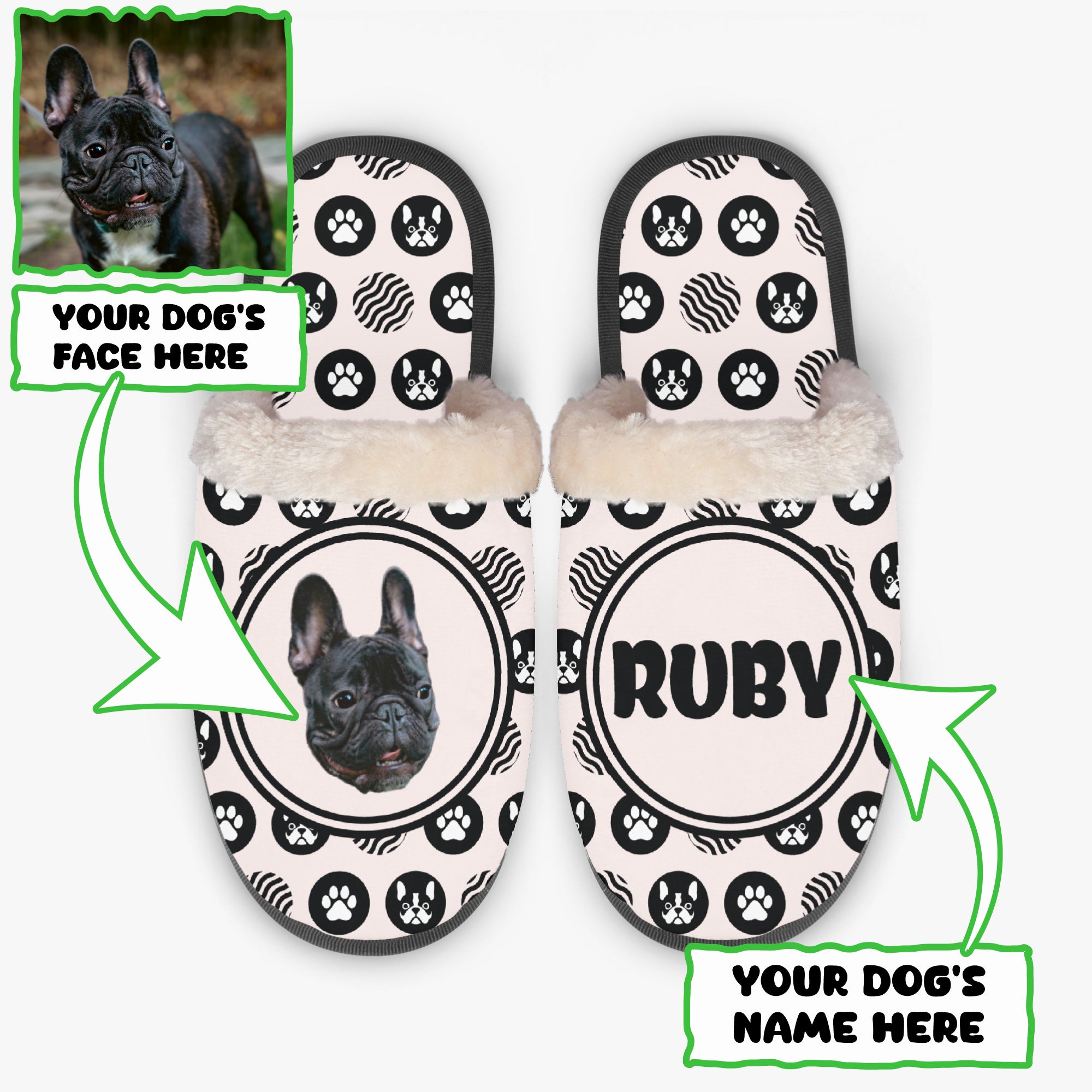 Everyday Charlie - Personalized Cozy Winter Slippers for Home Use