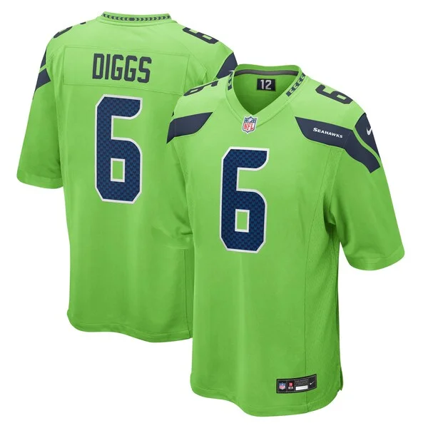 Seattle Seahawks Game NFL Jersey - Green | Premium Football Apparel