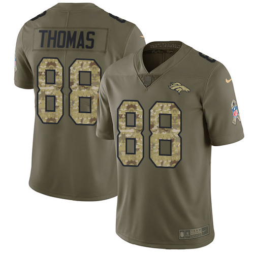 NFL W D B Broncos #88 Demaryius Thomas Team Color Limited Jersey - ...