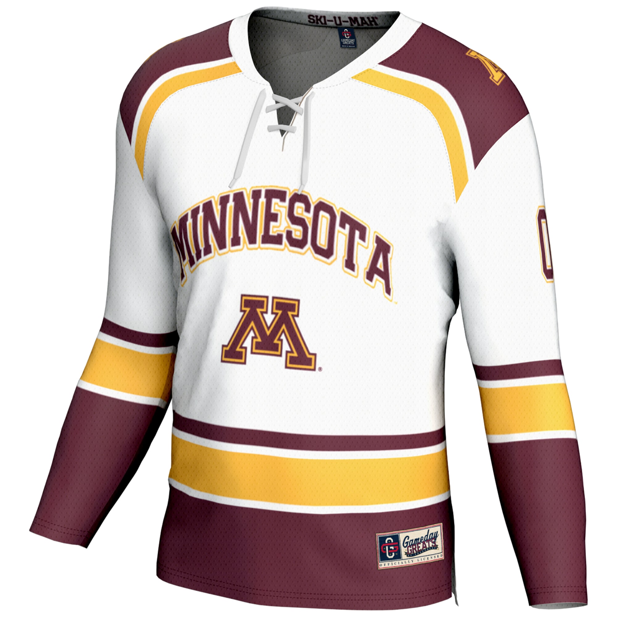 [DDG] Minnesota Golden Gophers GameDay Greats Youth NIL Pick-A-Player Women's Hockey Jersey - White