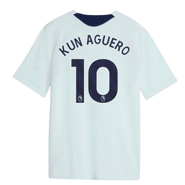 [DDJ] 2026-2027 Man City Training Jersey (Dewdrop) - Kids (Kun Aguero 10)