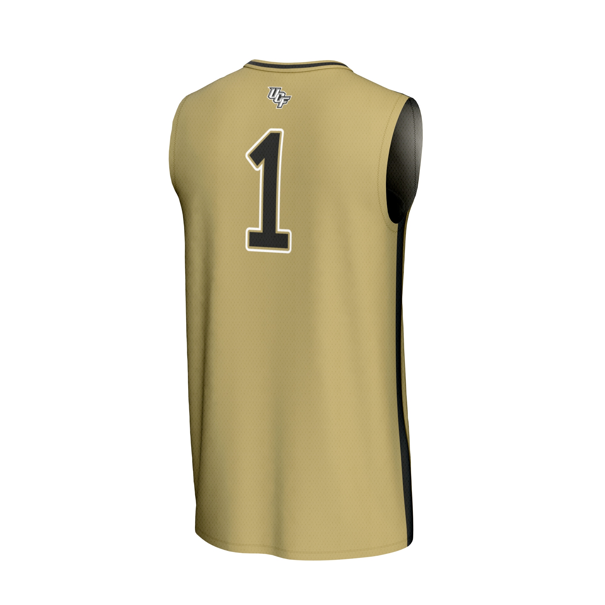 [NJP] UCF Knights GameDay Greats Unisex Lightweight Collegiate Basketball Fashion Jersey - Gold