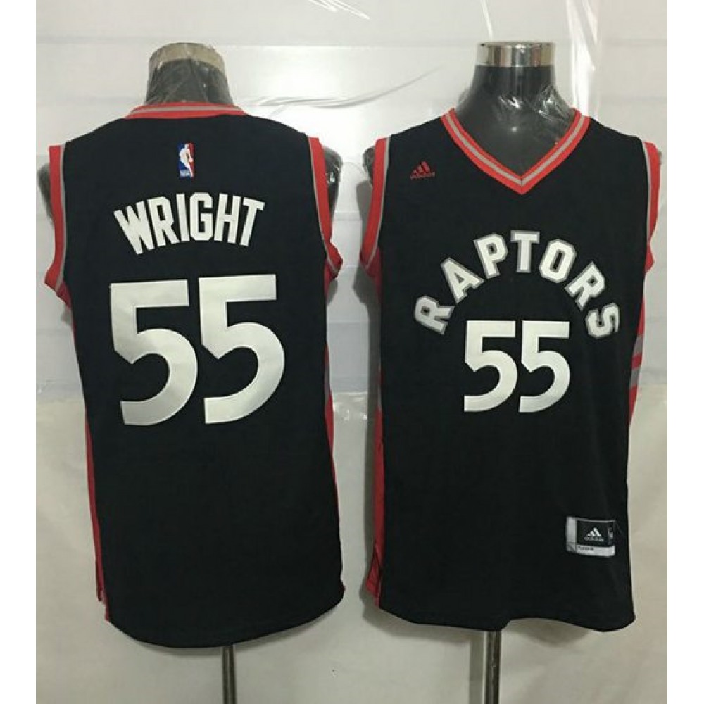 Fan Favorite Cost-Effective Men's TOR #55 Delon Black Basketball Jersey