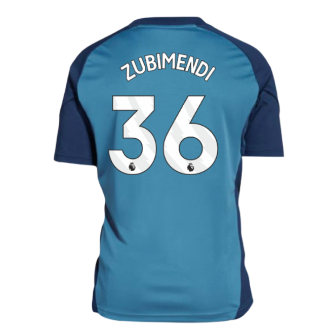 2025-2026 Arsenal Training Shirt (Blanch Blue) - Kids (Zubimendi 36...