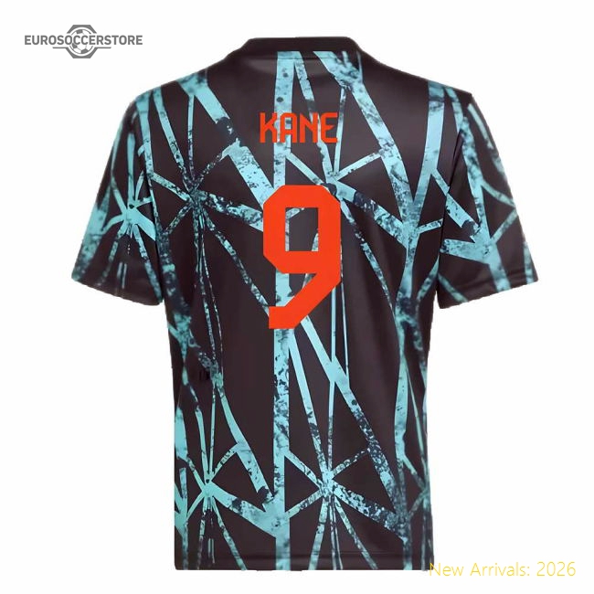 Supporter 2024-2025 Bayern Munich Pre-Match Shirt (Black) - Kids (Kane