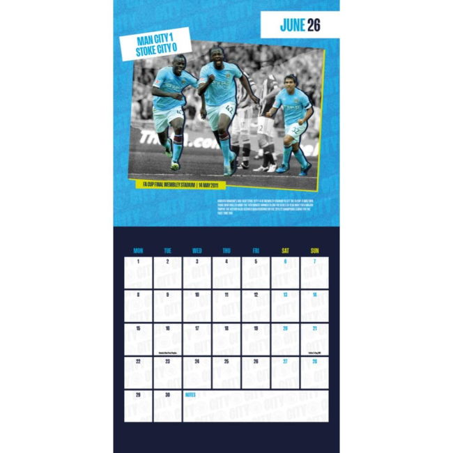 Budget-Friendly Manchester City FC Calendar & Diary Musical Gift Bo...