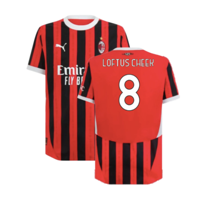 Ac Milan (acm) Official 2024-2025 Home Soccer Jersey - Official