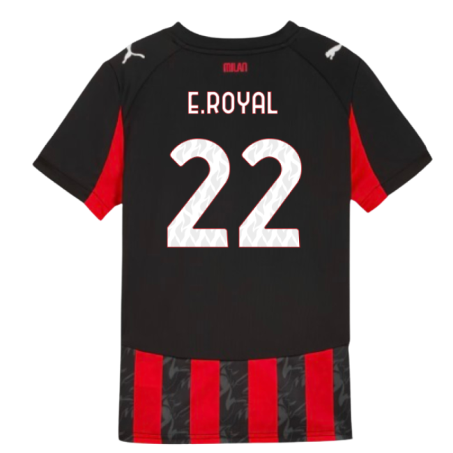 Kids Official 2025-2026 AC Milan Italian Home Strip (1)