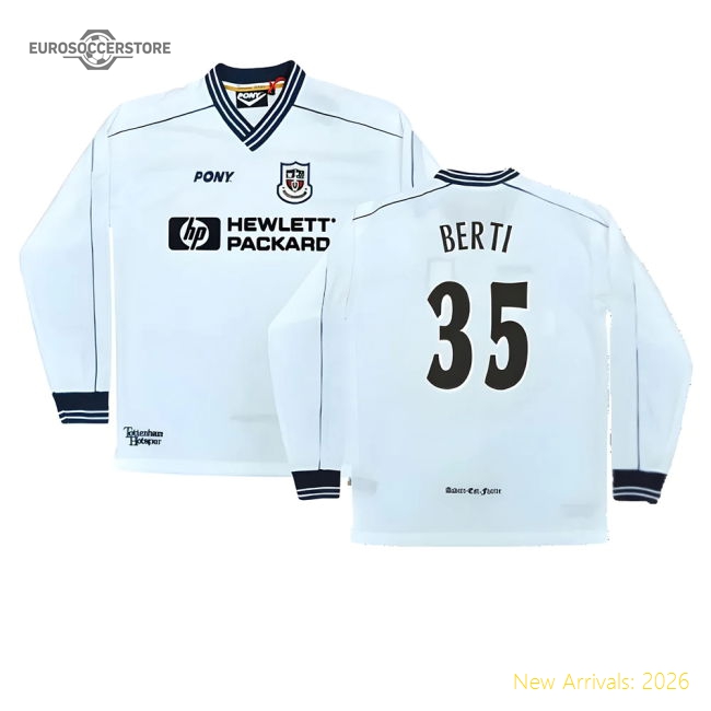 Premium 1997-1999 Tottenham Home Ls Pony Retro Shirt (berti 35)
