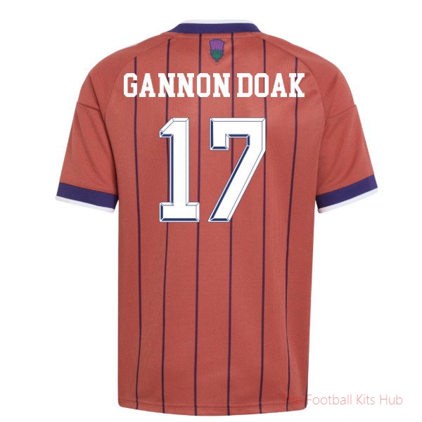 Soccer Scotland 2026-2027 Away Shirt (Kids) (Gannon Doak 17)