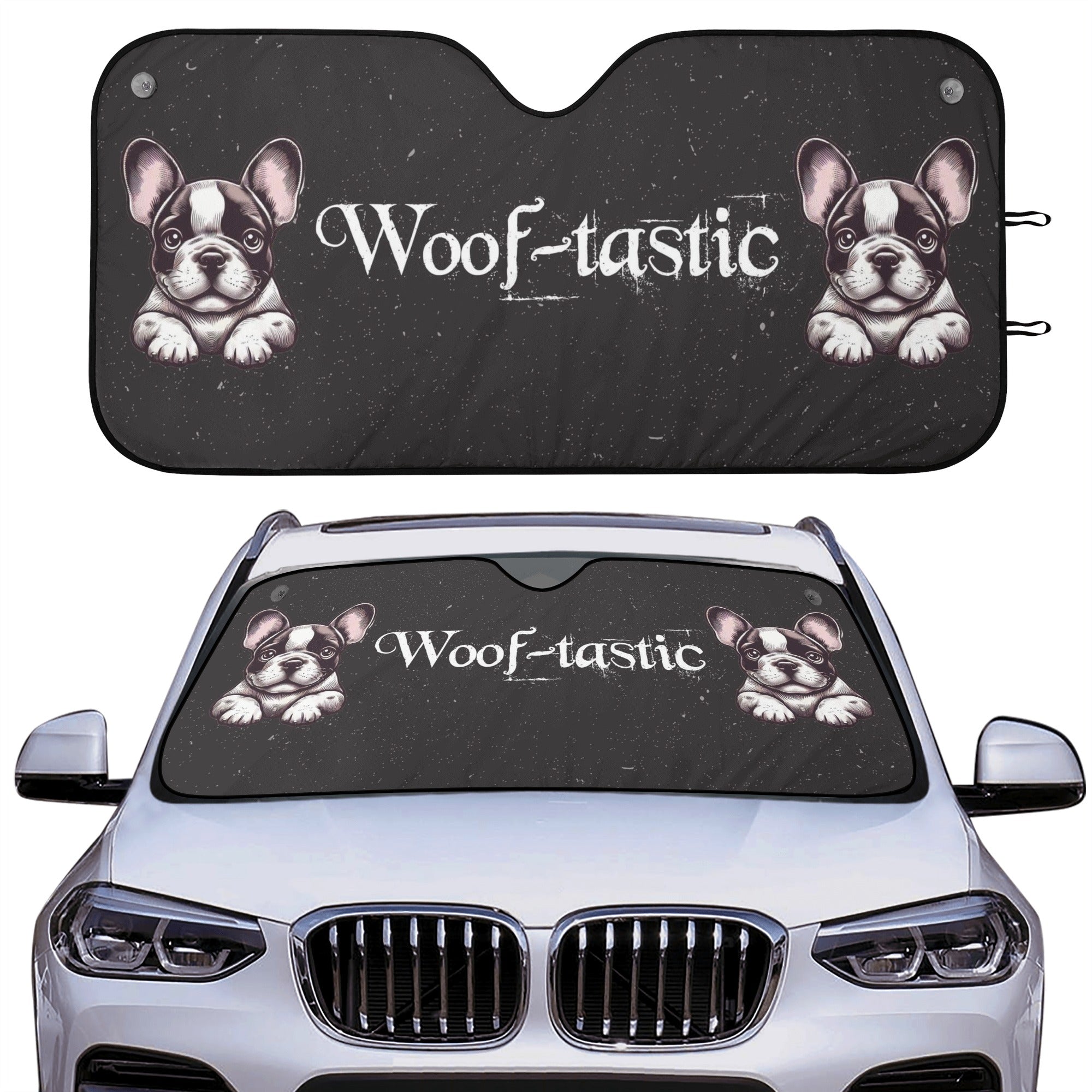 French Bulldog Elektra Car Auto Sun Shade Durable Dog Item