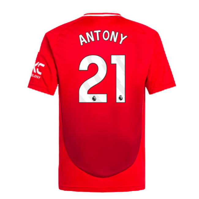 Man Utd Verified 2024-2025 Man Utd Home Shirt (Kids Size) (Antony 21)