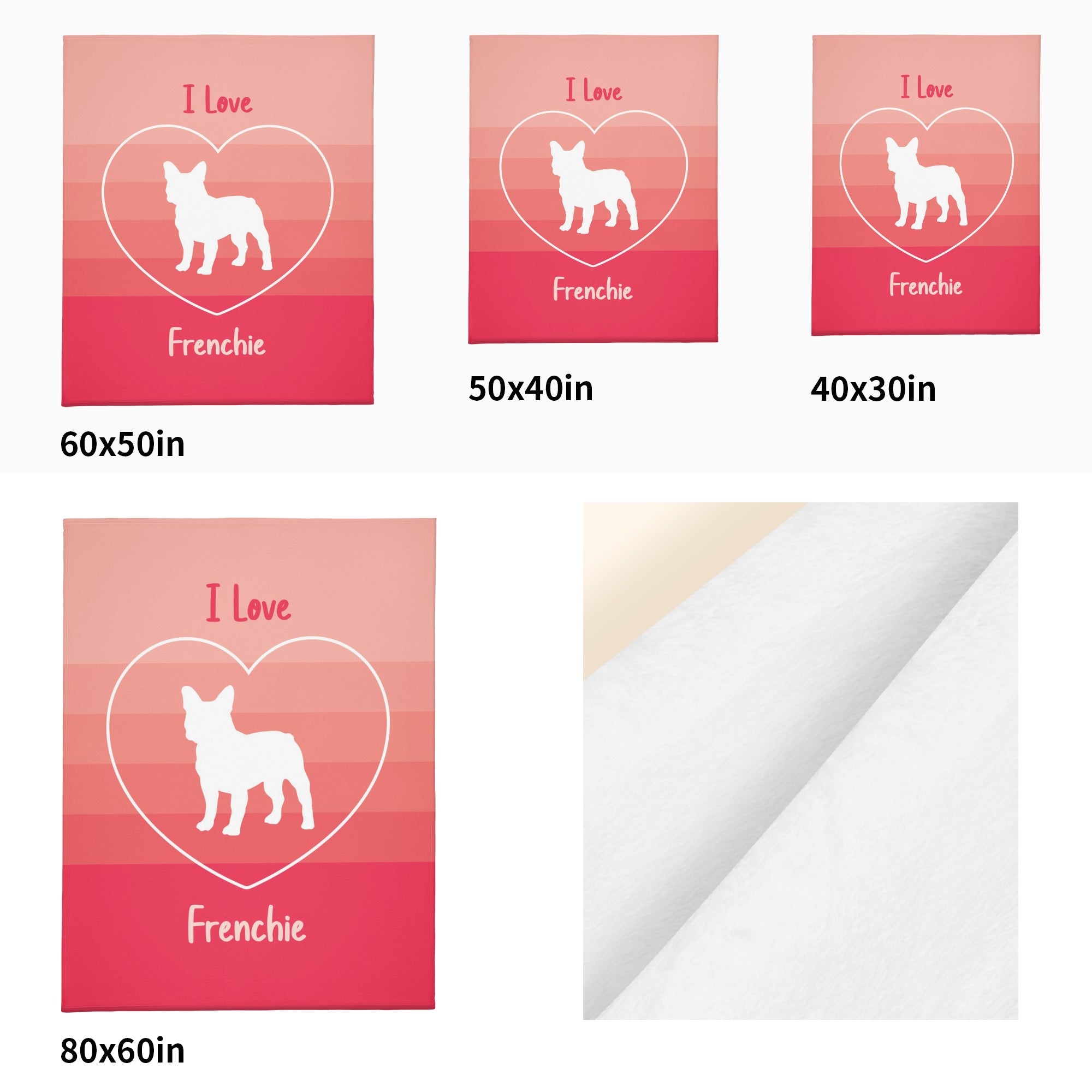 French Bulldog Leo Blanket Cute Frenchie Essential