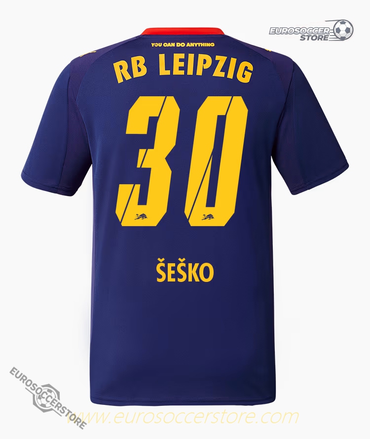 RB Leipzig 25-26 Season Away Jersey with ŠEŠKO 30 Printing