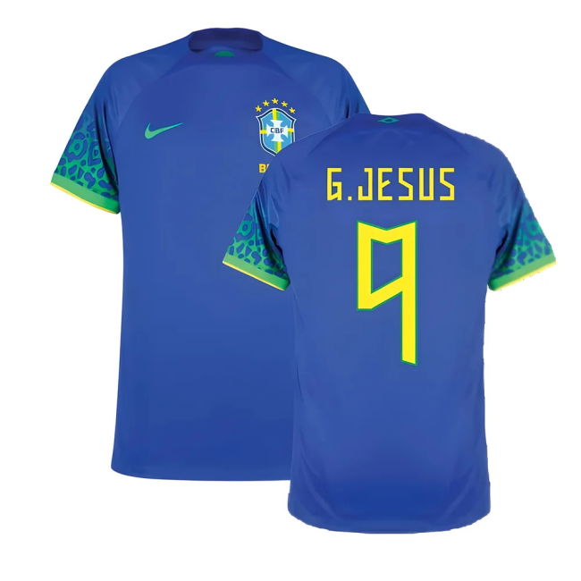 Championship 2022-2023 Brazil Away Shirt (G.Jesus 9) Performance