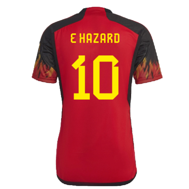 Belgium 2022 Home Jersey Shirt Football Fan Apparel For Football Supporter Match Day Essential