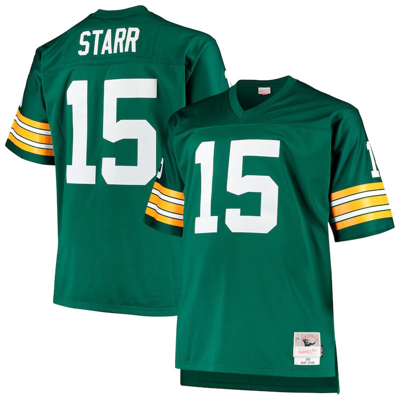 None Bart Starr GB Packers Championship Official Jersey for NFL Fans