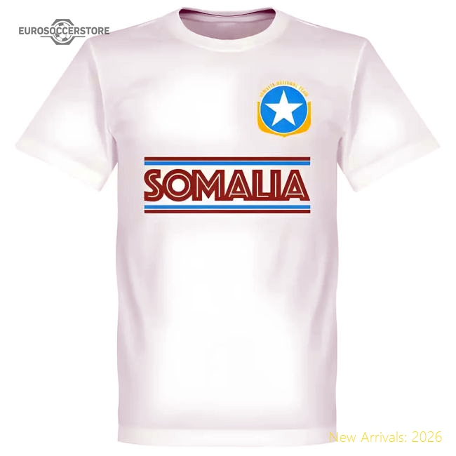Somalia Team T-shirt - White - Official Design - Official Design