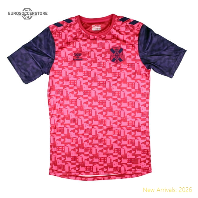 2024-2025 Tenerife Pre-game Jersey (pink) - Affordable - Collectors Item