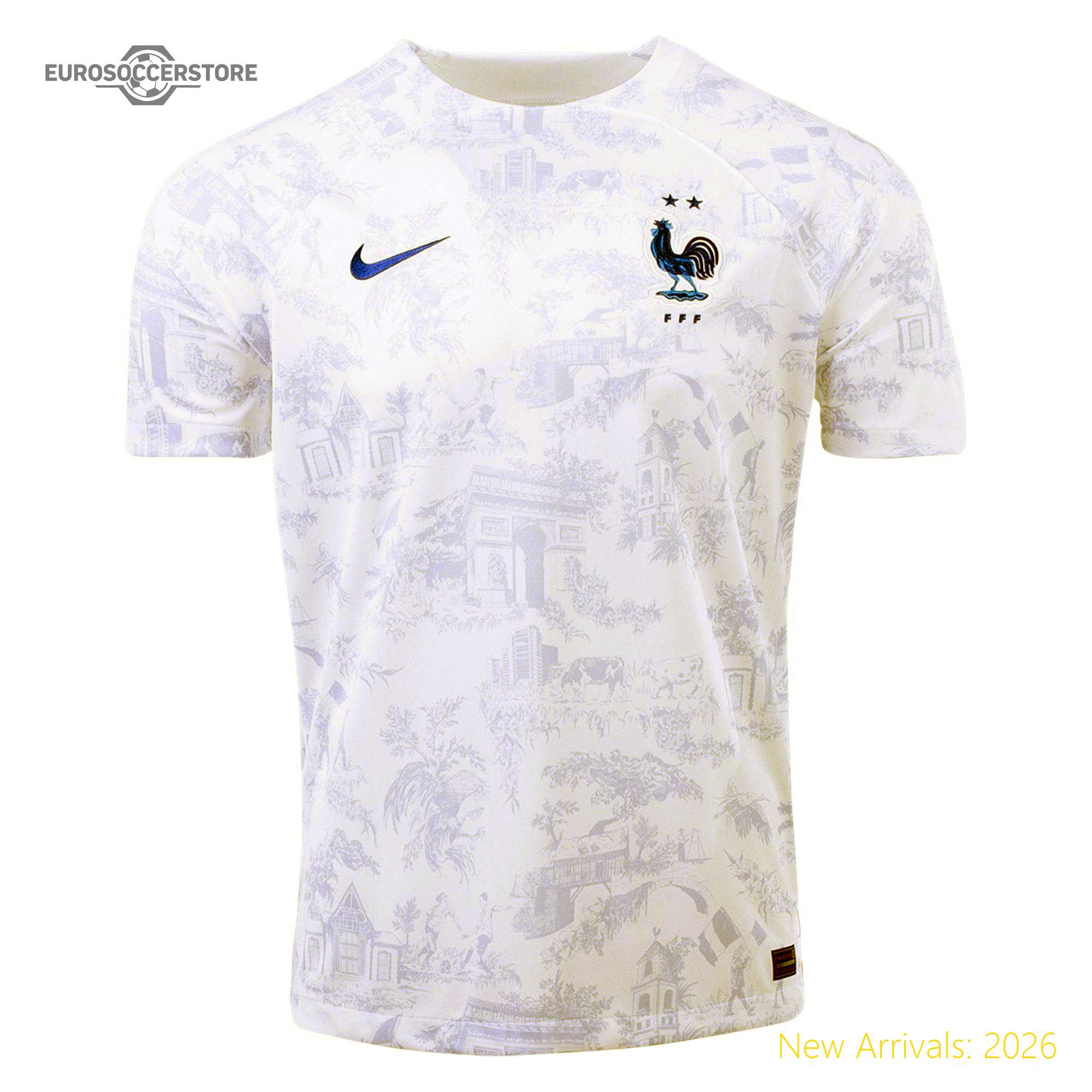 Modern Design Kids Fra France Away Away Durable Jersey 2022