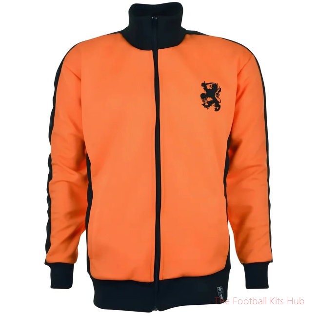 Men Netherlands Retro Track Top