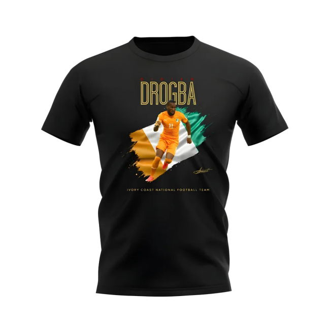 Match-Ready Fan-Favorite Didier Drogba Ivory Coast Image Football