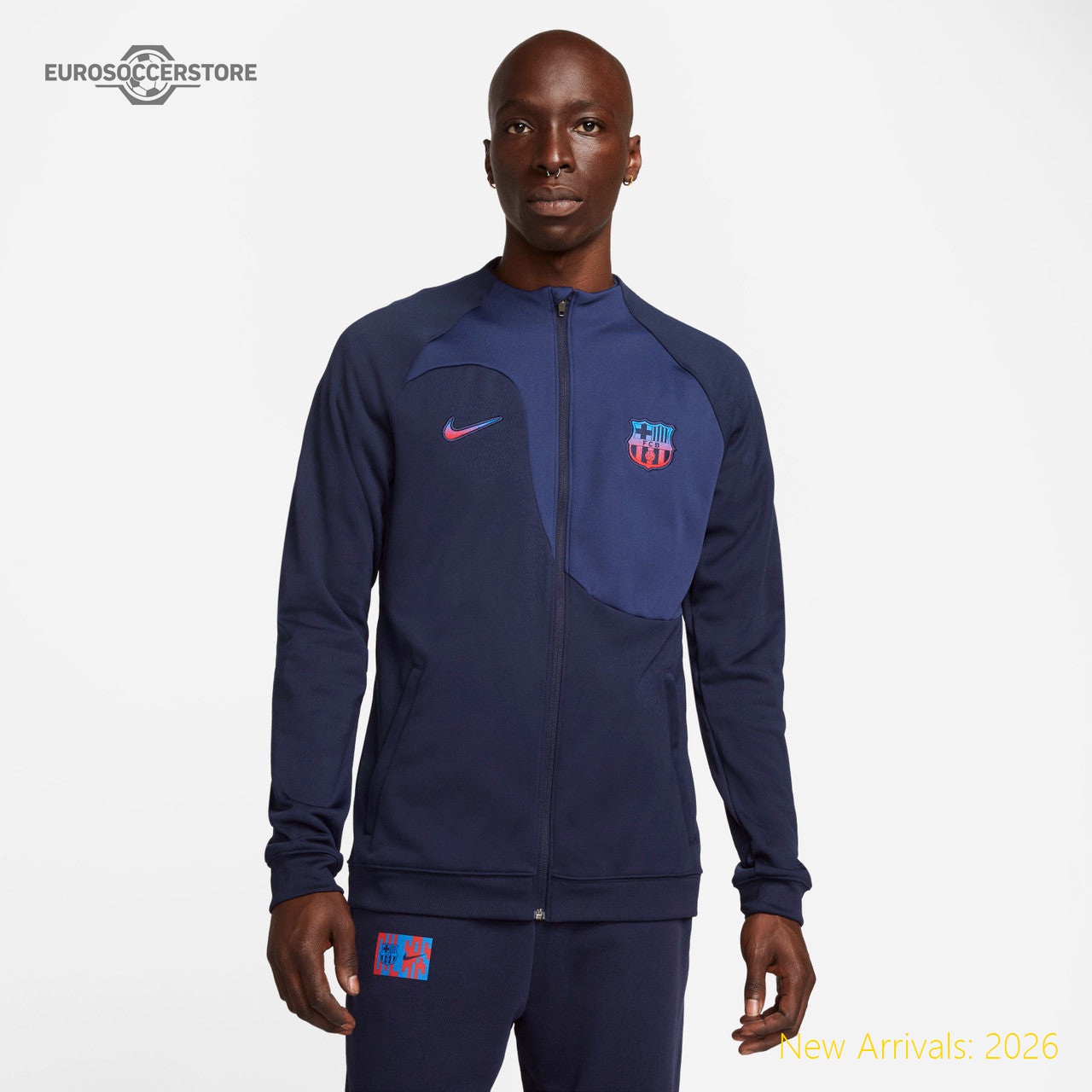 Men Bar Fc Barcelona Anthem Jacket Top-grade Unknown Jersey 2022