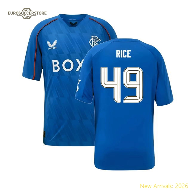 2024-2025 Rangers Home Shirt (Kids) (Rice 49)