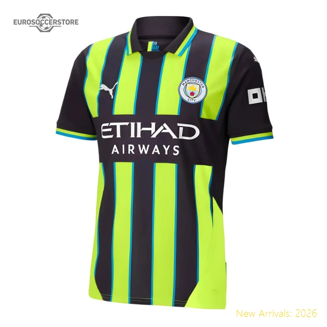 Official Elite Top-Grade 2024-2025 Man City Road Uniform