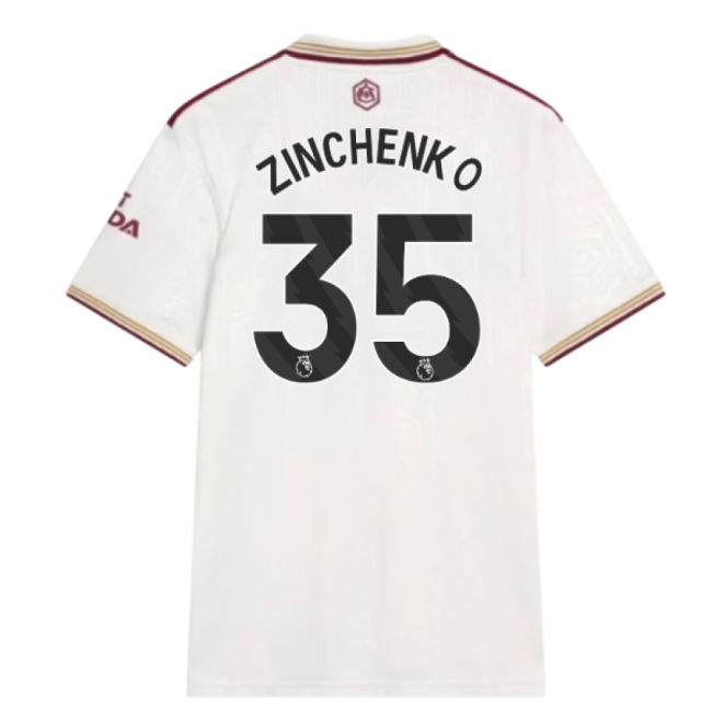 Arsenal Arsenal Third Shirt Zinchenko #35 Pro Series Fervent 2025-...