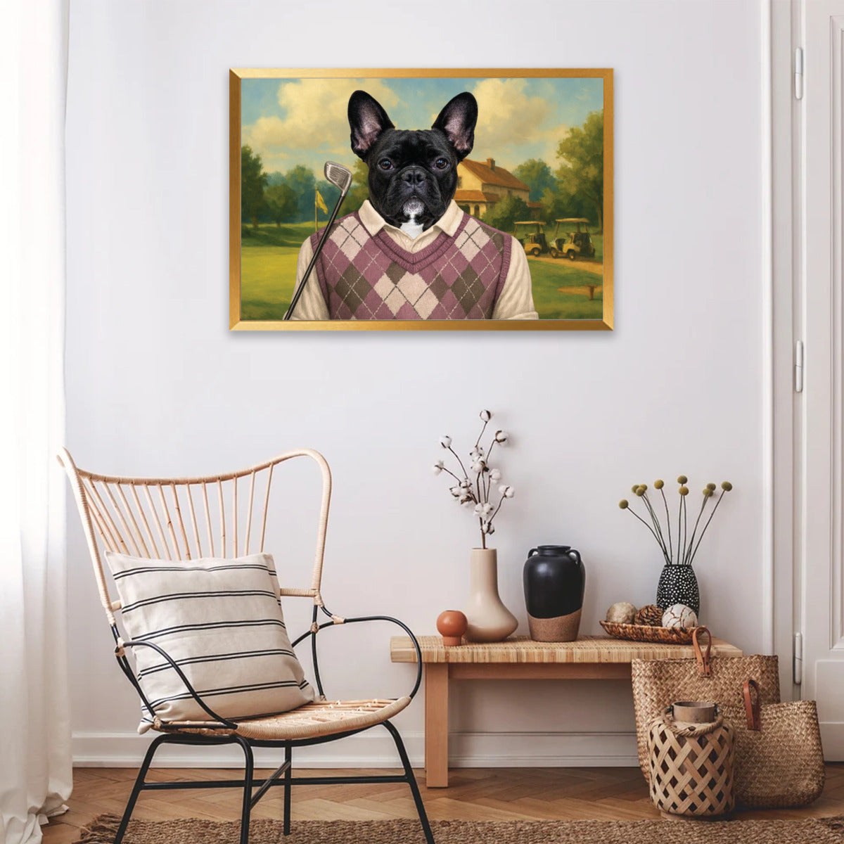 Frenchie-Fan Nipsey - Personalized Framed Poster • Wall Decoration fo...