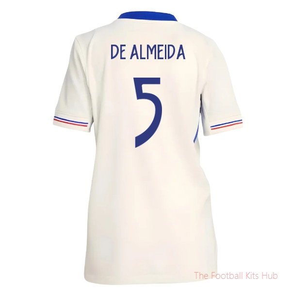 2025-2026 France Womens Team Away Shirt (Kids) (De Almeida 5)