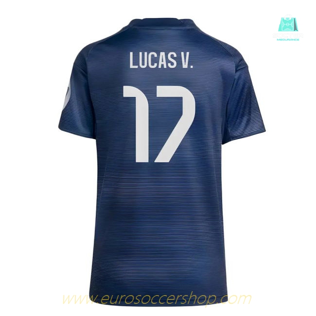 2025-2026 Real Madrid Authentic Away Shirt (Womens) (Lucas V. 17)