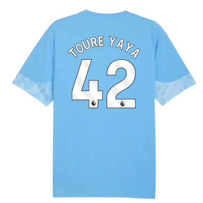 2025-20 Man City Puma Training Football Jersey Toure Yaya 42 L M S